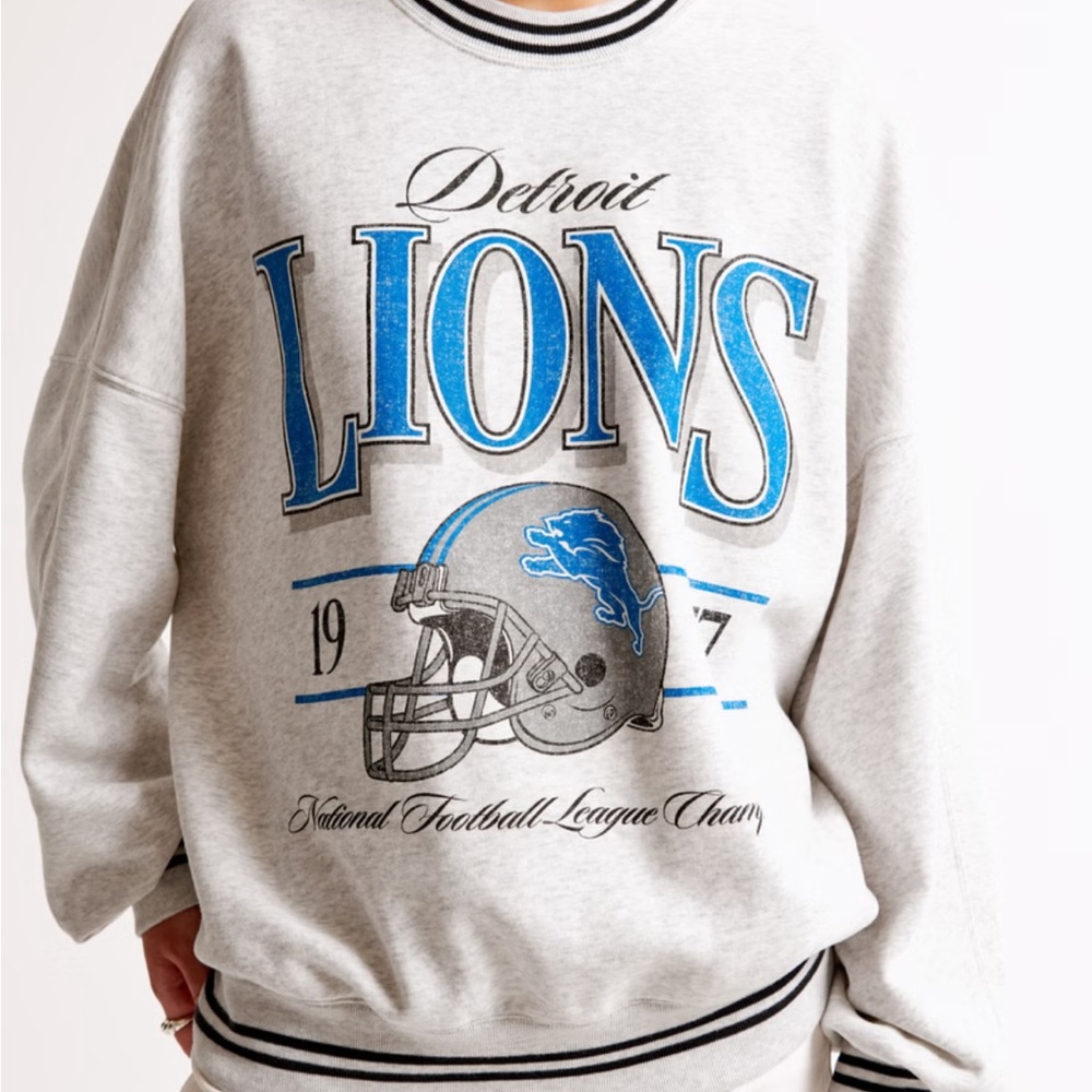 Abercrombie and fitch Detroit lions sweatshirt
